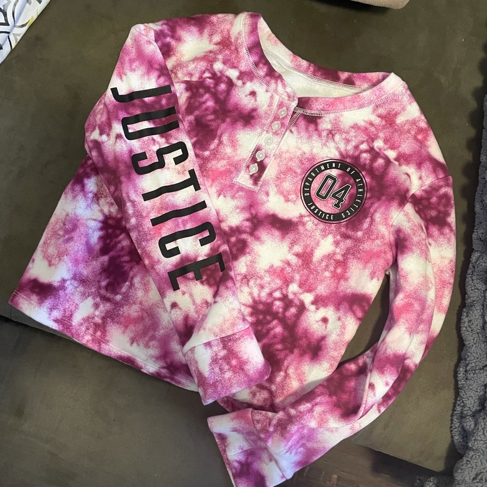 2 Justice sweatshirts for $15